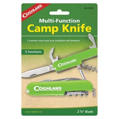 Coghlans Multi-Funktion Camp Knife - Lommekniv med 5 funktioner