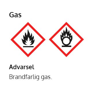 Gas faremærkning