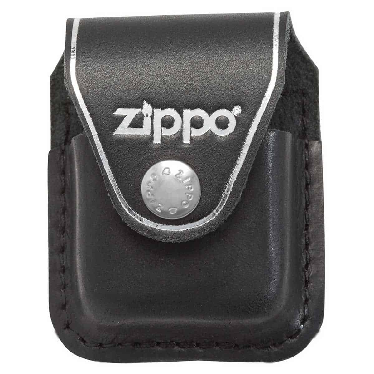 Zippo Lighter Pouch - Læder etui sort