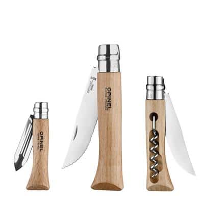 OPINEL Nomad Cooking kit - gaveæske med skærebrædt og knive