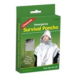 Coghlans Emergency Survival Poncho - aluminiums poncho